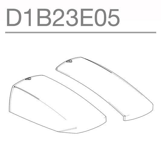 Image of SH23 Aluminium Pannier Cover by SHAD.